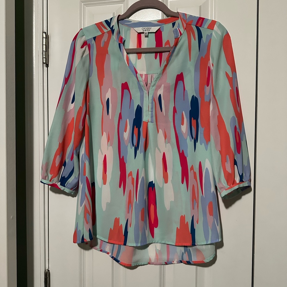 Crosby by Mollie Burch Multi Colored Top in xs